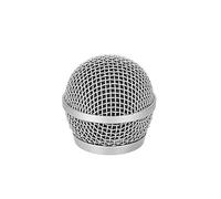 Microphone Head Replacement for Pg58 Mic Head Replacement Head Ball Microphone Grille Pop Filter Windscreen for PG48, PG58, PGX2, BLX288 (silver, PG58-1pcs)