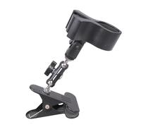 Microphone Holder with Sponge Padding for Secure Mounting on Tables During Live Streaming Broadcasting Online Courses Metal Clip