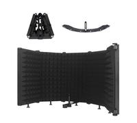 Microphone Insulation Shield - 18 x 17 x 29 cm Foam 5 Panels | Voice Cabin Filter Noise Reduction Screen Recording Streaming Podcast Singing Hobby Home Decor
