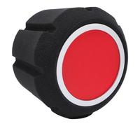 Microphone Isolation Ball Wind Pop Filter, Professional Sound Absorbing Foam Cover, Noise Reduction Device with Removable Blowout Preventer, for Studio Recording and Live Si
