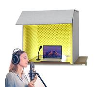 Microphone Isolation Booth Cube,Desktop Soundproof Cover,Portable Vocal Booth,isolation Booth,Portable Vocal Recording Booth For Music Studio Bedroom Home, Decreasing Noise,for Recording Studio, Podca