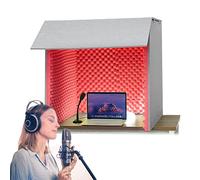 Microphone Isolation Booth Cube,Desktop Soundproof Cover,Portable Vocal Booth,isolation Booth，Portable Vocal Recording Booth For Music Studio Bedroom Home, Decreasing Noise,for Recording Studio, Podca