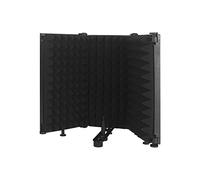 Microphone Isolation Shield, Noise Reduction, Spray Prevention, Sound Absorption Acoustic Panels Mic Shield Soundproof Cover for Recording Studio,Singing (3 panel)