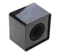 Microphone Logos Flag Station Square Shaped KTV Mic Cube Box ABS Props Microphones Stand Microphone Flag Mic Cube Square Box ABS Flags Portable Shaped Holder News Reporter