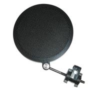 Microphone Mic Filter Double Layer Iron Net Cover Black | Double-layer Mesh, Filters Popping and Hissing Sounds, Keeps the Mic Clean from Saliva Accumulation
