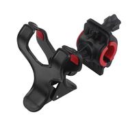 Microphone Mic Stand with Phone Holder for Smartphones, 360° Rotating Mount for Plastic Tube 16-29mm Diameter, Compatible with Motorbike and for Bicycle, Black