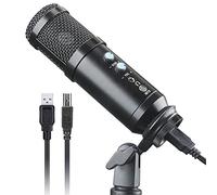 Microphone Noise Reduction Condenser Microphone Vocals Recording Studio USB Reverberation Mic Video Chatting Game Podcast (Color : A Size : One Size)
