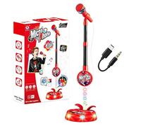 Microphone on Stand for Children Realistic Singing Microphone with Height | Student Microphone for Girls Singing at Home, Birthday, Outdoor, School
