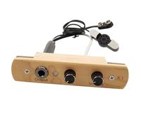 Microphone Pickup Systems Cajon Drum Sound Hole Pickup With Tone Volumes Control Percussion Instruments Accessories