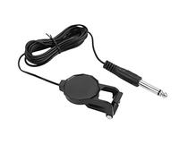 Microphone Piezo Pickup, Clip Microphones with Omnidirectional Condenser Acoustic Guitar Pickup Lavalier Microphone for Contact Guitar Accessories Transducer