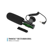 Microphone, Podcast Microphone Mic with 1/4 Inch Screw Hole DSLR Camera Microphone 50Hz-16kHz Frequency Response 130dB Maximum Sound Pressure Level for Photography Interviews