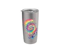 Microphone Poetry Slam Podcast Colorsplash Singer Stainless Steel Insulated Tumbler