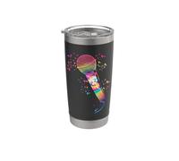 Microphone Poetry Slam Podcast Colorsplash Singer Stainless Steel Insulated Tumbler