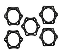 Microphone Protection Ring LQ Industrial 5PCS Hexagonal Rubber Anti-Slip Shock Protection Rings Anti-Rolling Protective Covers Holders for Handheld Wireless Mic Microphone