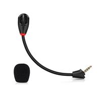 Microphone Replacement for Kingston HyperX Cloud II Wireless Gaming Headset, Detachable Mic Boom with LED Mute Indicator on PC PS5 PS4 Xbox Series X/S