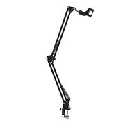 Microphone Scissor Stand, Wide Use Adjustable Firm Fixing Mic Arm Holder Set Universal for Home