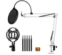 Microphone Stand arm, Microphone arm, Microphone Stand Suspension Bracket, Suitable for Anchors/Recordings/Radio Stations/Broadcasting Studios (Color : G)