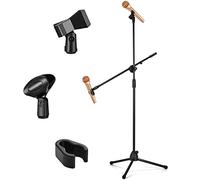 Microphone Stand Boom with Free Adjustable Clips