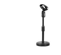 Microphone Stand Desktop Adjustable Lifting Broadcast Mic Disc Base For Live for Performance Singing