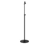 Microphone Stand Floor, Weighted Round Base, Height Adjustable, Easy Carrying, Suitable for Stage, Conference, Recording