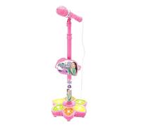 Microphone Stand Kids, Kids Microphone And Stand, Children's Karaoke Amplifying Music Bracket Singing Toy With Lights Pedal Flashing Singing Toys