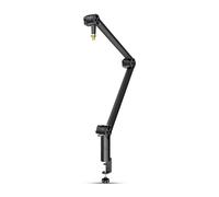 Microphone Stand, Microphone Stand Desktop Universal Folding Cantilever Bracket Live Singing Microphone Bracket Anti-shake Anti-vibration Microphone Desktop Boom Arm