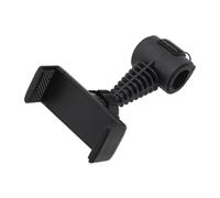 Microphone Stand Mount Tripod for Smartphones, 360° Adjustable Phone Holder Bracket Compatible with for UNIVERSAL Mic Stands, Black (130 x 75 x 35 mm)