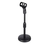 Microphone Stand Sturdy Tabletop Mic Holder Stand Adjustable Microphone Rack With Extendable Height For Live Streaming And Conferences