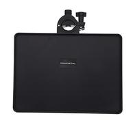 Microphone Stand Tray Clamp on Abs Black Medium Holder