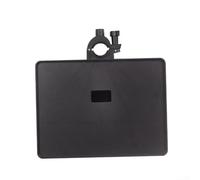 Microphone Stand Tray with Adjustable Clamp and Phone Holder for Convenient Use During For Live Streaming and Recording, Fits Various Stand Types (Black)