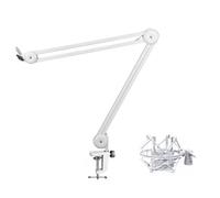 Microphone Suspension Boom Desktop Mic Holder Stand With Rotatable Arm With/without Shockproof Mount Shockproof Mount