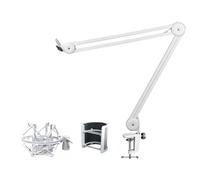 Microphone Suspension Boom Desktop Mic Holder Stand With Rotatable Arm With/without Shockproof Mount Podcasting Arm Clamp