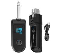 Microphone System - Audio Mixer Adapter - Portable Transmitter Receiver For Mixer Karaoke Vlogging Voice Recording