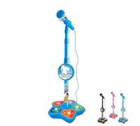 Microphone Toy, Karaoke Machine Toy with Light, The All-in-One Microphone Toy, Kids Karaoke Microphone Toy with Adjustable Stand & LED Lights, Portable Singing Machine, Echo Effects Gifts