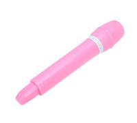 Microphone Toy Plastic Prop Simulate Speech Practice Mic for Stage Performance Celebration (Pink)
