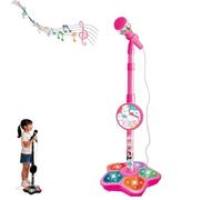 Microphone Toy That Makes Every Day a Concert, New Karaoke Microphone Toy for Kids with Speaker and LED, Children’s Singing Toys Microphones with Echo for Little Singers (Pink)