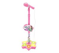 Microphone Toy, Wireless Singing Device with Coded Lights - Children's Microphone with Stand, for Birthday Girls Boys School Home Party Stage Game