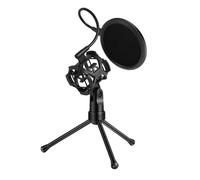 Microphone Tripod With Shockproof Windscreen Desktop Microphone Holder For Lightweight