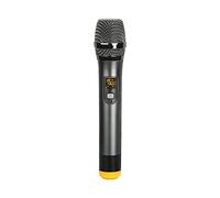 Microphone Universal Wireless Microphone Dual UHF Microphone with Receiver Rechargeable Metal Adjustable Frequency Handheld Microphone Handheld Microphone (Quantity : One)