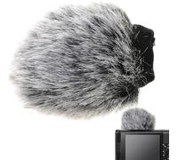 Microphone Wind Muff - Soft Windproof Shield, Camera Audio Cover | Fuzzy Noise Filter for Clear Voice, Compact Guard for Filmmaking, Shoots, and On-the-Go Video Content