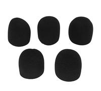 Microphone Windscreen 5 Pack Foam Microphone Cover Sponge Mic Windscreen Handheld Mic Windscreen Set Soft Sponge Microphone Cover for Karaoke KTV Conference Stage Performance Inter