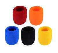 Microphone Windscreen Foam for Shure Handheld Microphone 5 Pack 5 color