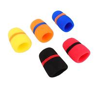 Microphone Windscreen Hygienic Pack of 5 Thickened Microphone Sponge Cover for Public Places Press Interviews for Meeting Rooms