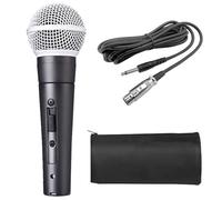 Microphone - Wired Cardioid Dynamic Microphone, Microphone for Singing | Professional Handheld Microphone for Male and Female Voices, Cable Microphone with Sound Absorbing Cotton, Microphone