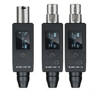 Microphone Wireless Connection System, Wireless 1 To 2 Microphone System Designed For Seamless Sound Transmission Using Aluminum Alloy