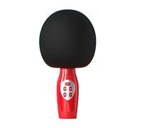 Microphones for Kids Portable Handheld Mic Speaker Machine Compatible with Smart Phone PC for Home KTV Outdoor Party Red