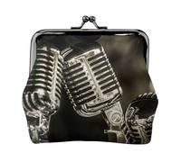 Microphones Small Makeup Bag for Purse, Mini Portable Cosmetic Bags, for Gym and Daily Use
