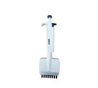 Micropipette, 12/8 Channel Adjustable Fully Manual Pipette School Chemical Laboratory Multichannel(12channel10-100ul)