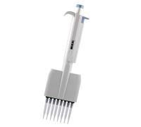 Micropipette, Multi-channel Pipette Eight-Channel Mechanical Adjustable Volume Lab Twelve-channel Pipettor Pipet(8 channel 0.5-10ul)