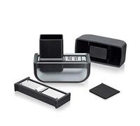 Microplane 48048 Garlic Mincer and Slicer, Stainless Steel Plastic, Black